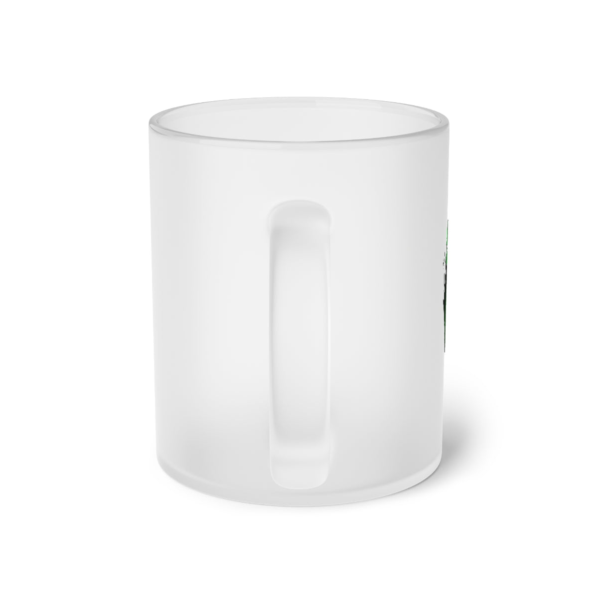 Frosted Glass Mug Human; Suicide awareness